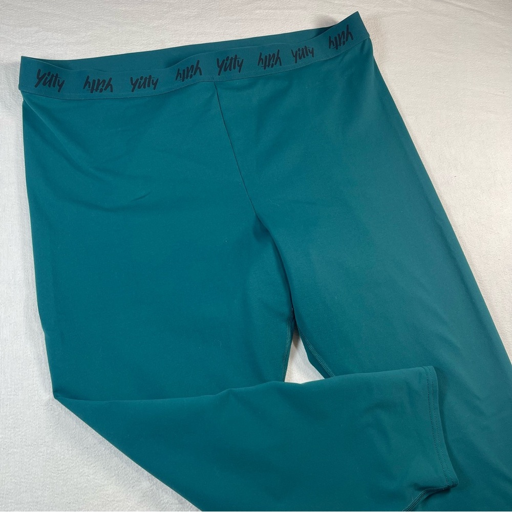 YITTY Teal  Active Leggings with Branded Waistband
